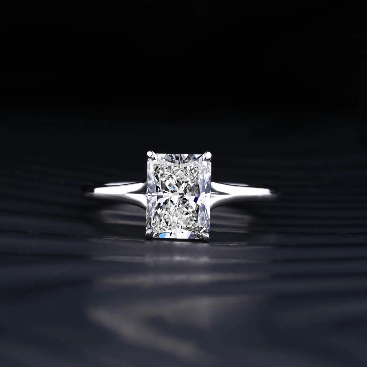 Radiant Solitaire Engagement Ring