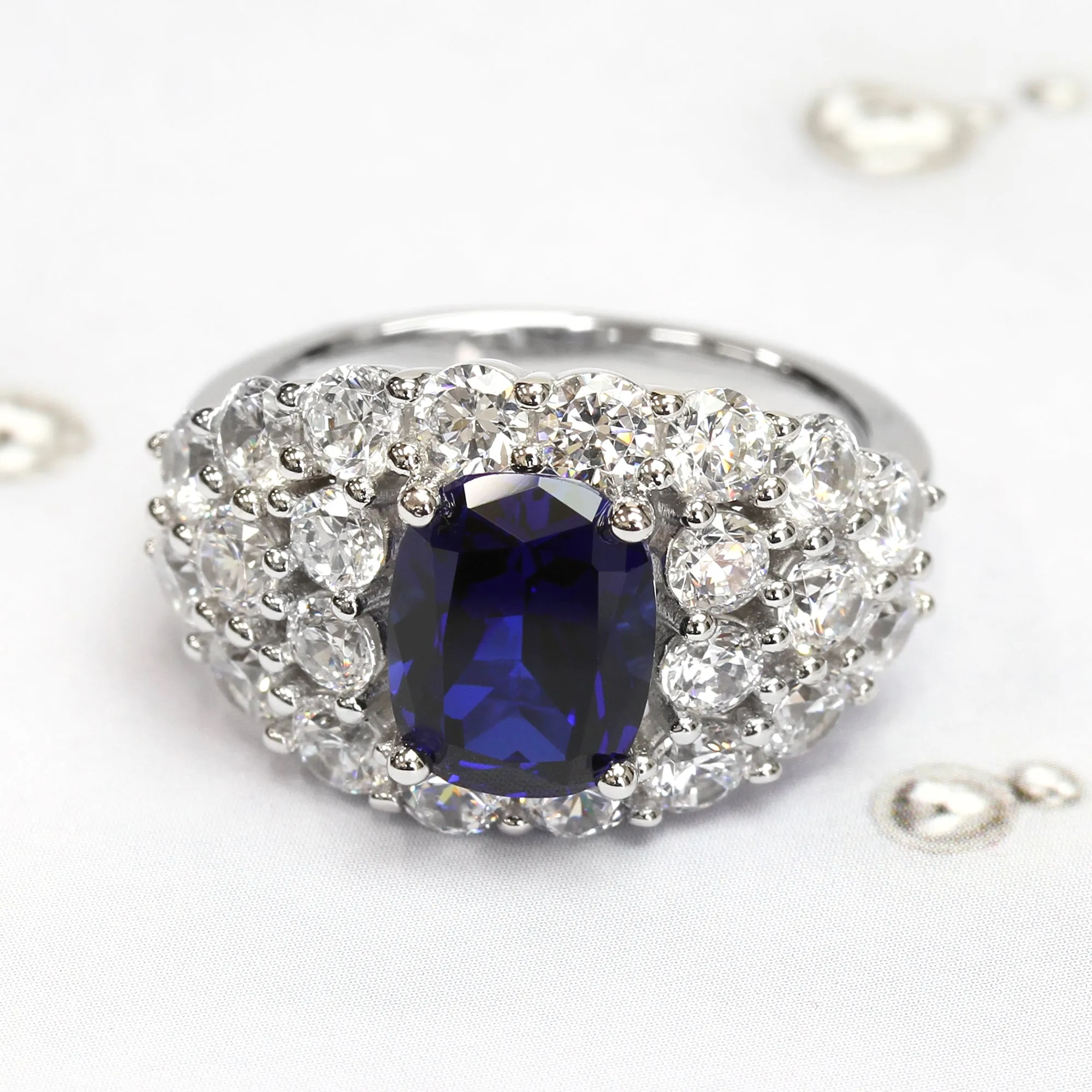 Royal Radiance Blue Sapphire Ring