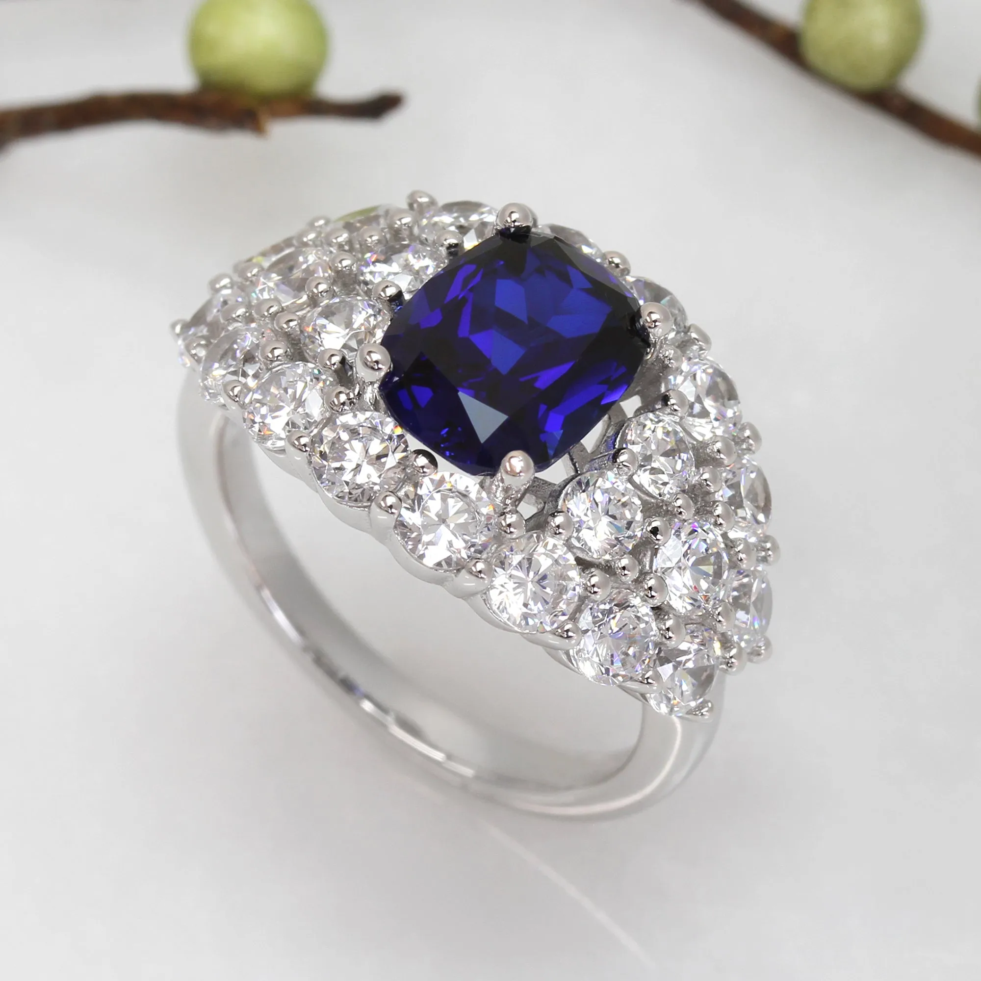 Royal Radiance Blue Sapphire Ring