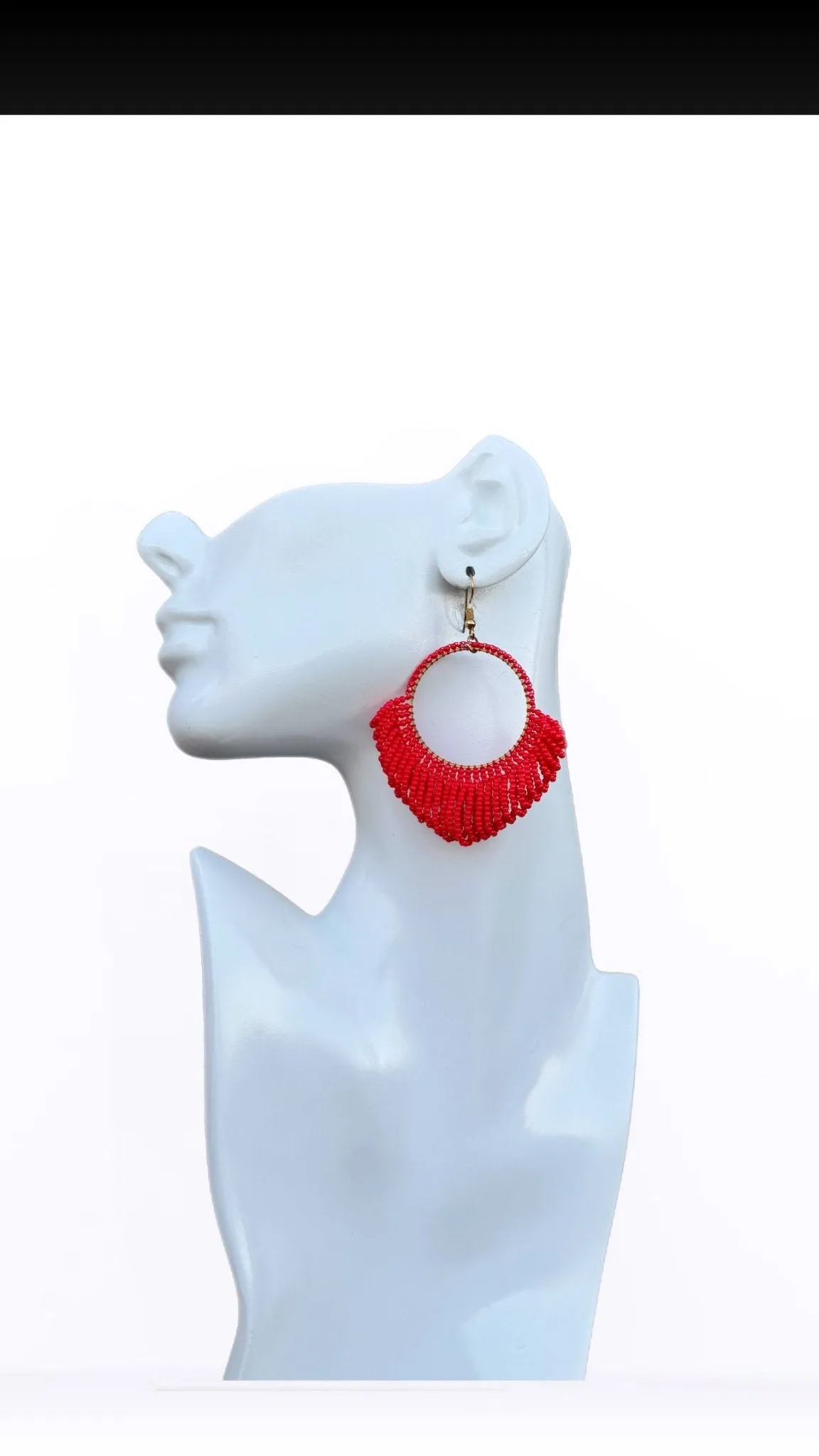 Scallop Beaded Earrings