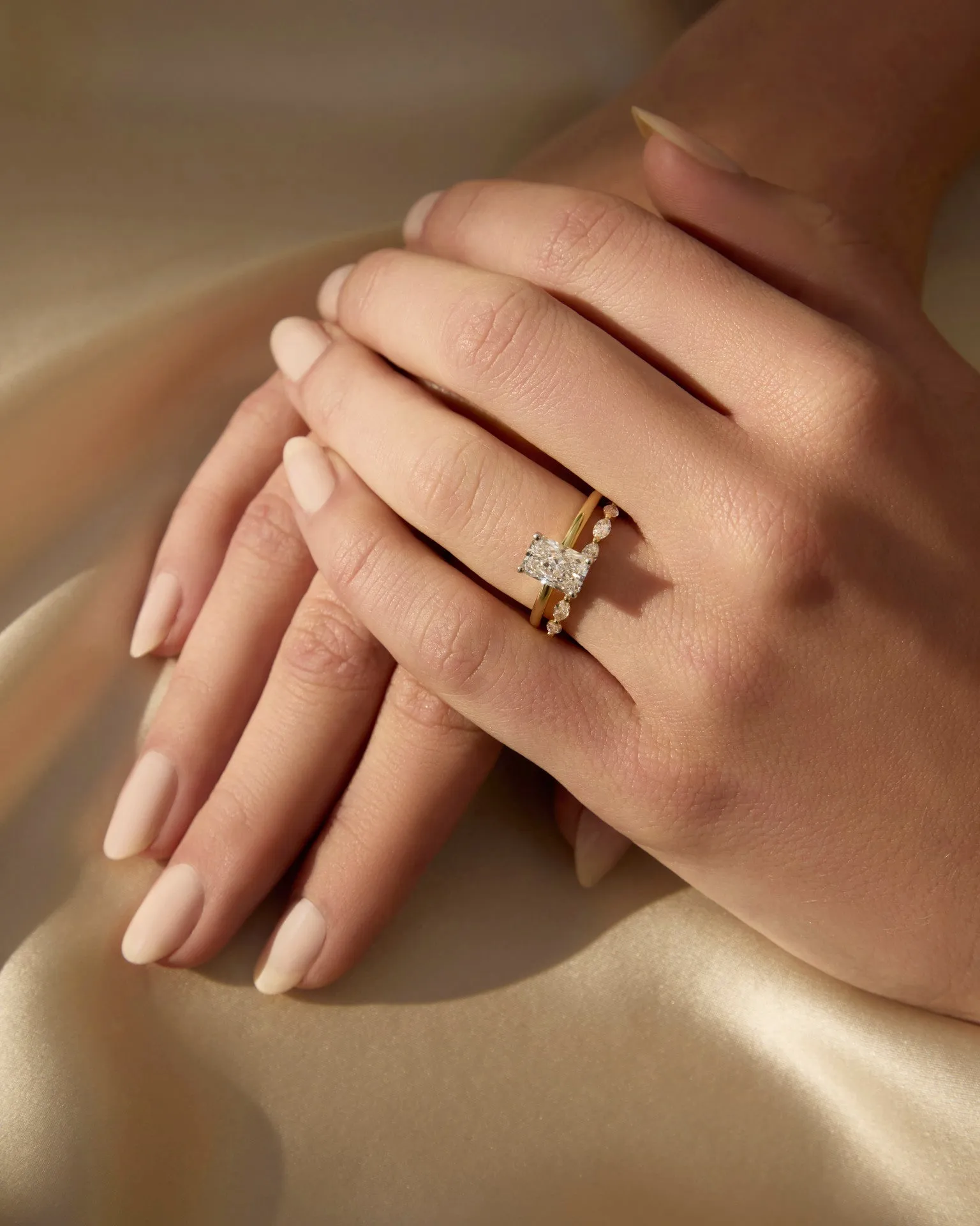 Sofia | Radiant Cut Solitaire Diamond Engagement Ring