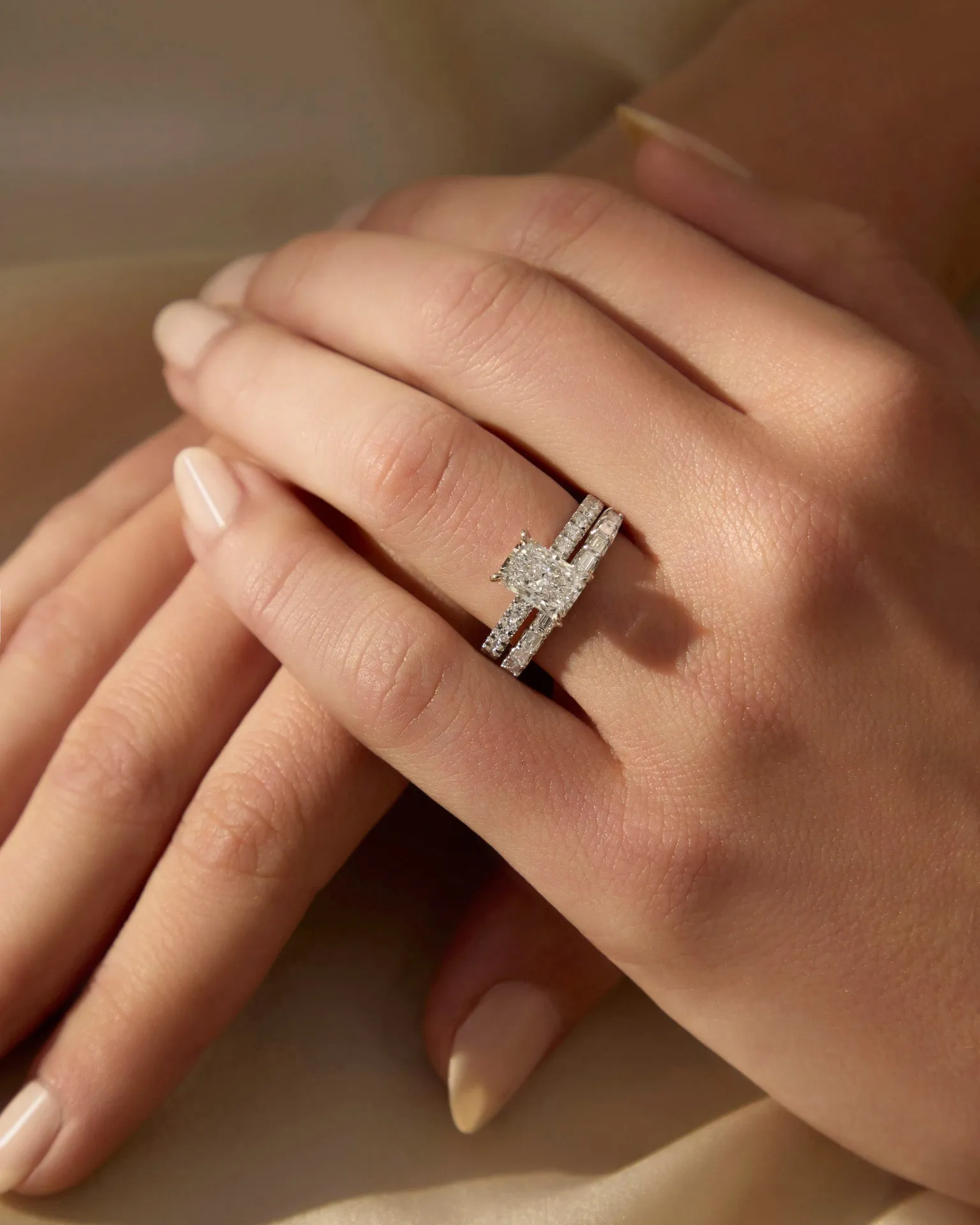 Sofia | Radiant Cut Solitaire Diamond Engagement Ring