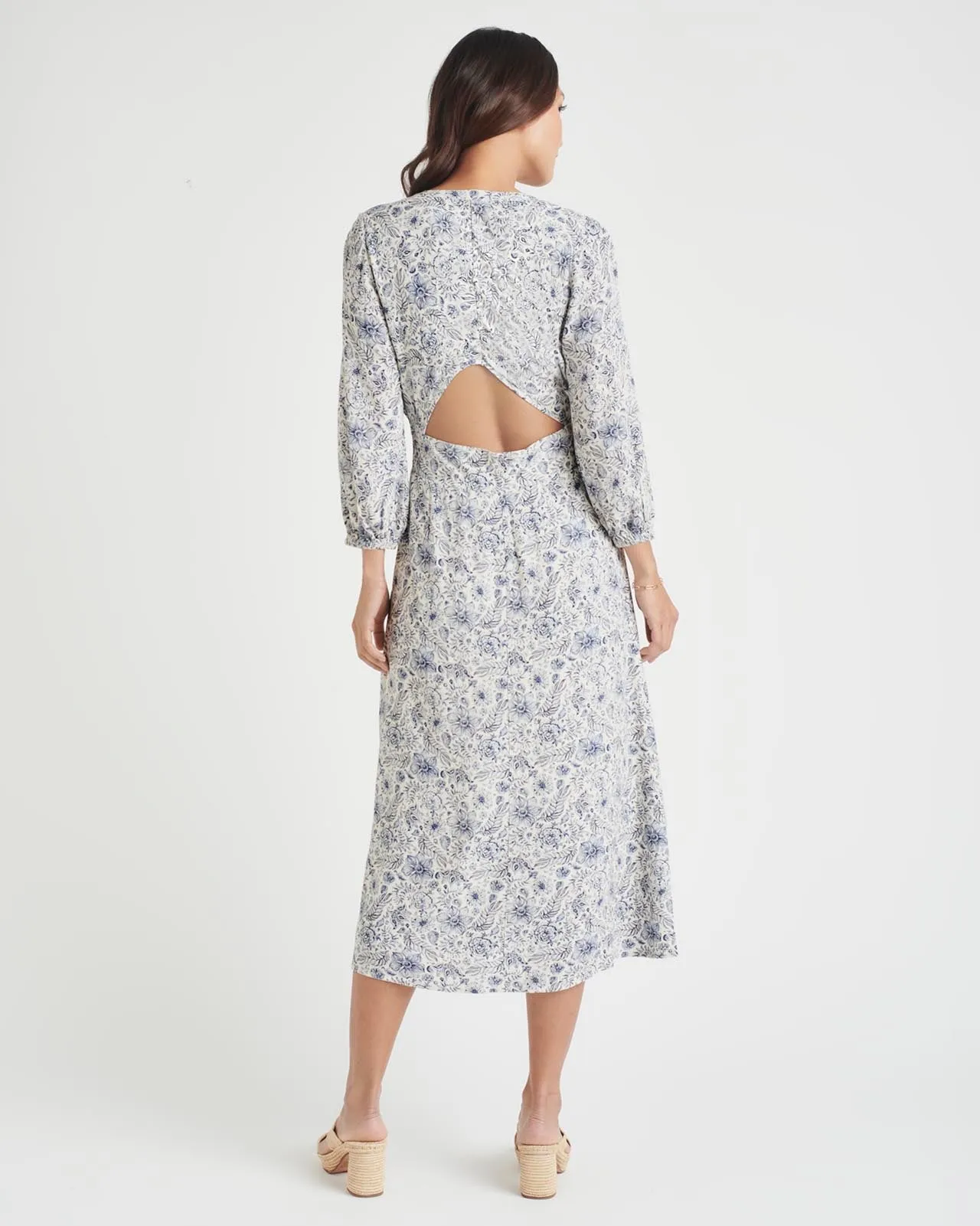 Splendid x Cella Jane Printed Midi Dress