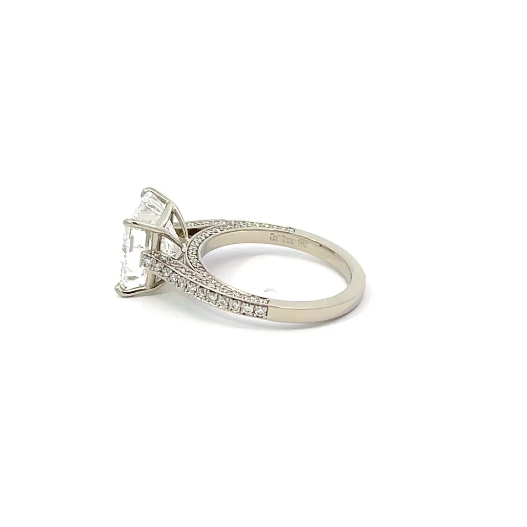 Square Radiant Diamond Ring