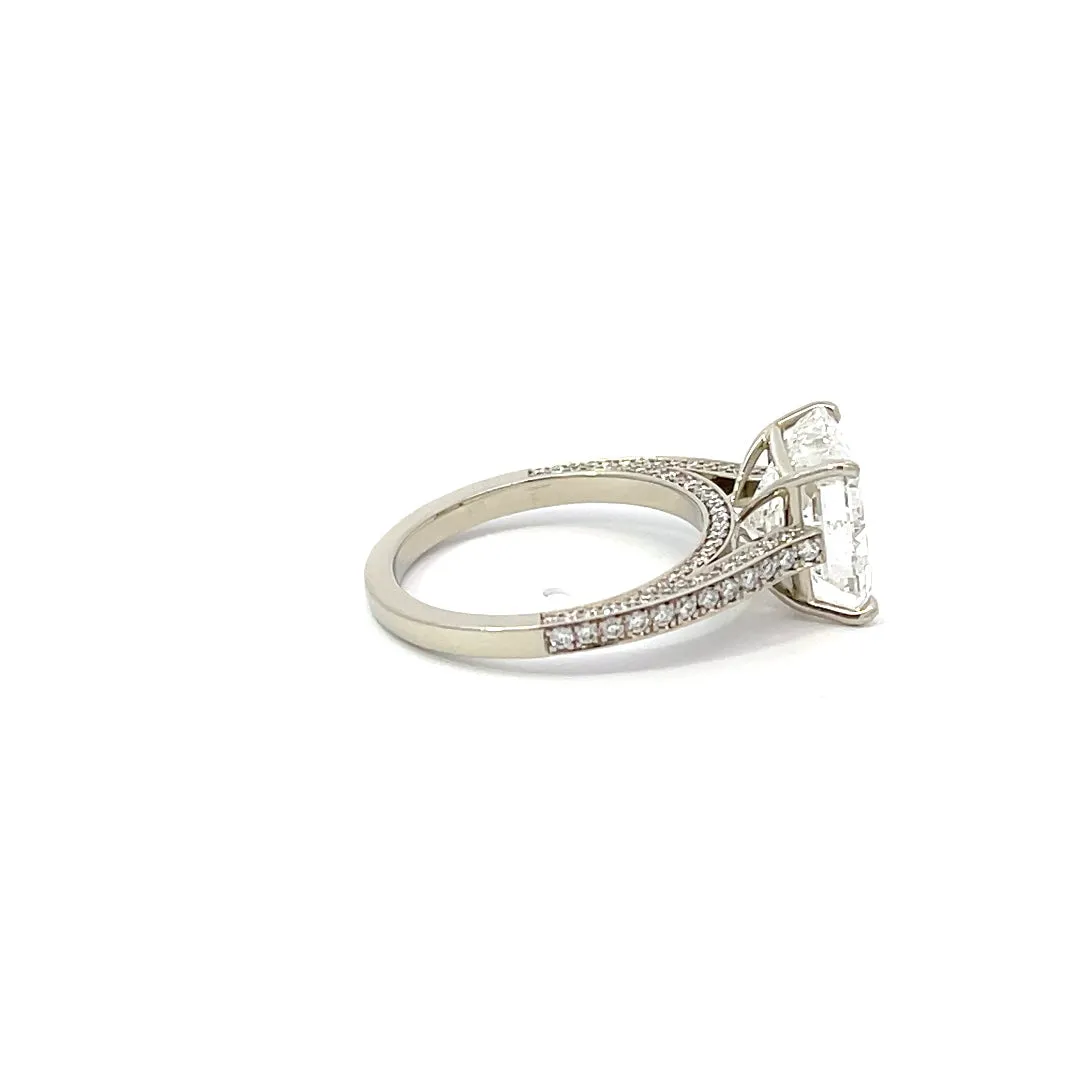 Square Radiant Diamond Ring