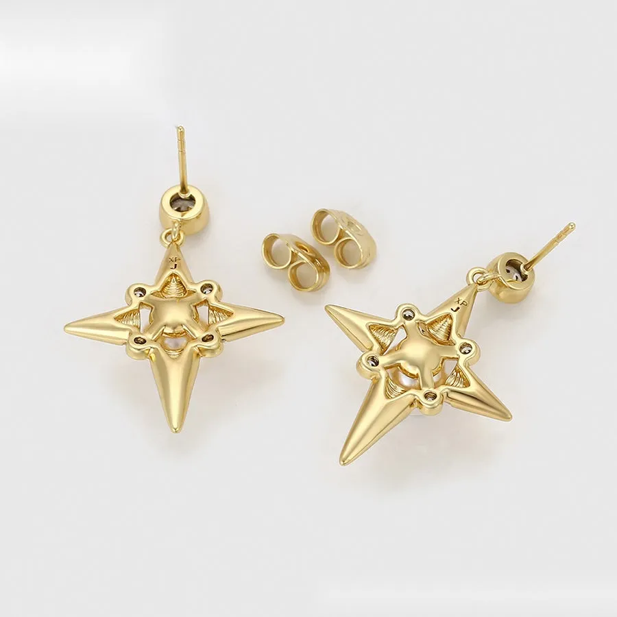 Stary Pearl Earrings
