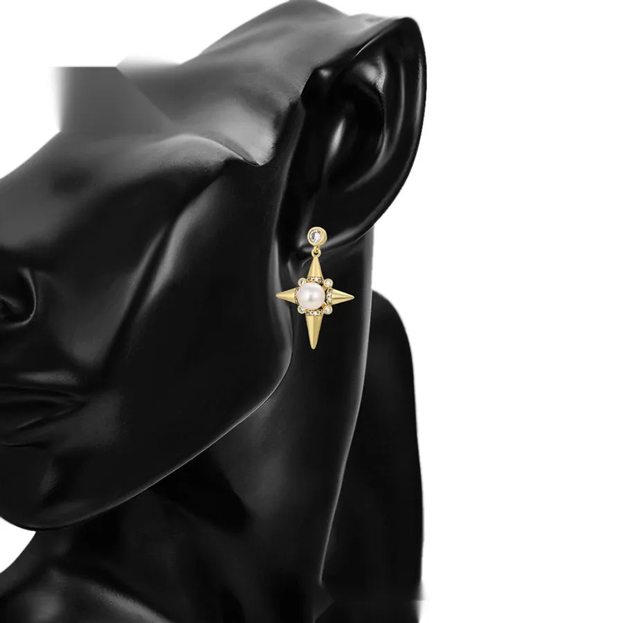Stary Pearl Earrings