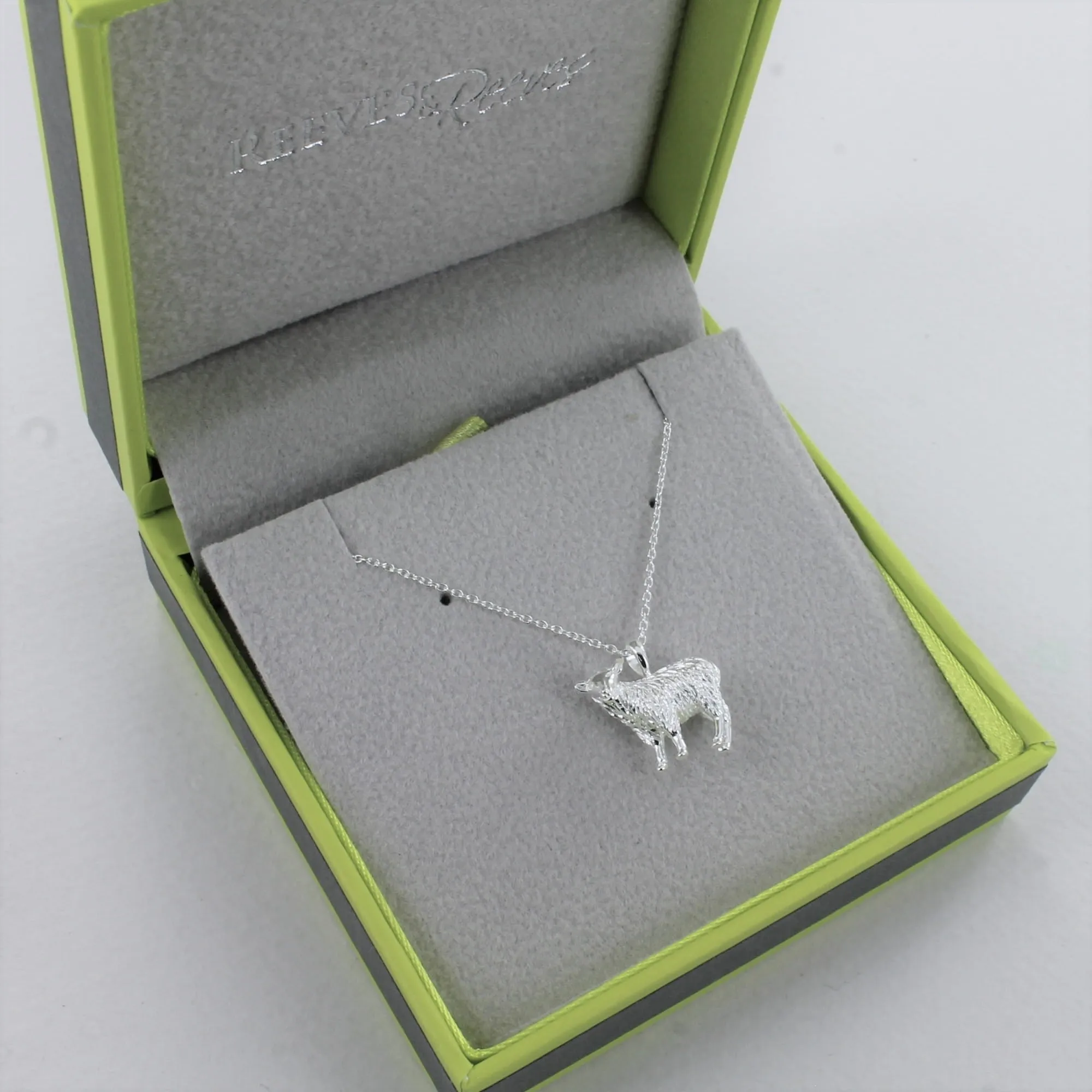Sterling Silver 3D Sheep Necklace