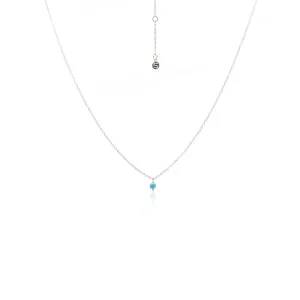 Superfine / Mini Turquoise Necklace / Silver