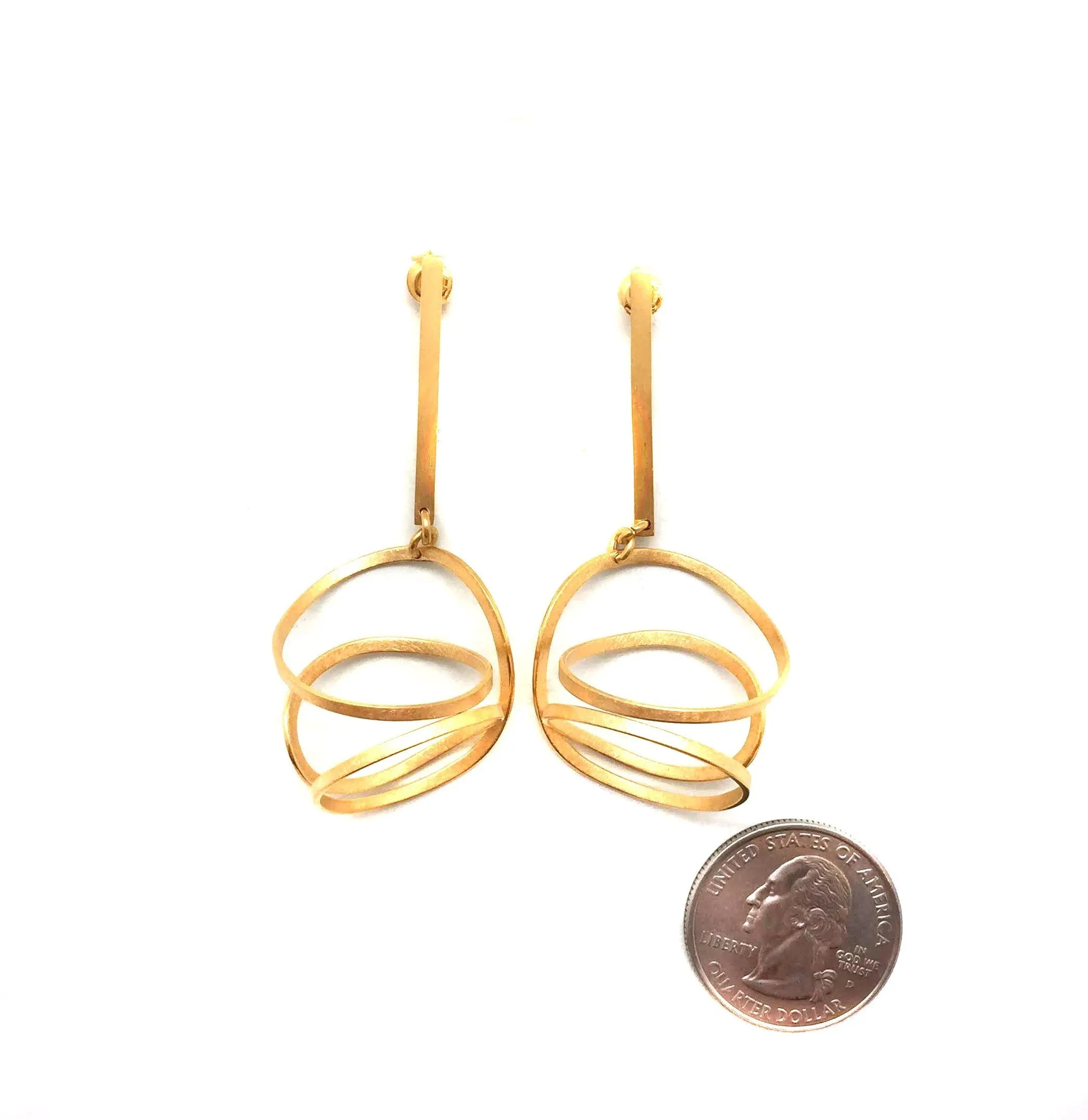 Swirl Drop Earrings