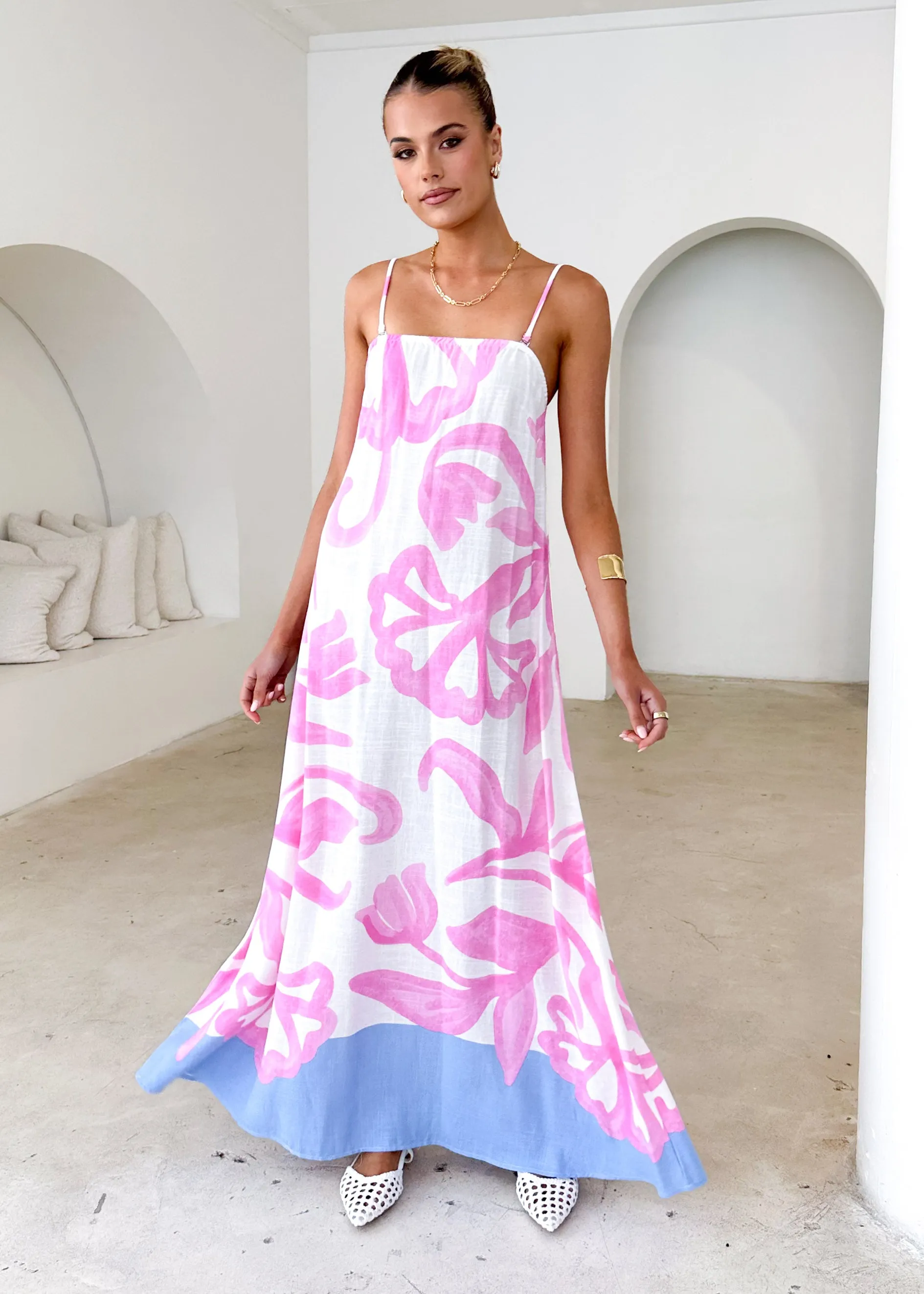 Talisa Maxi Dress - Lila Flower