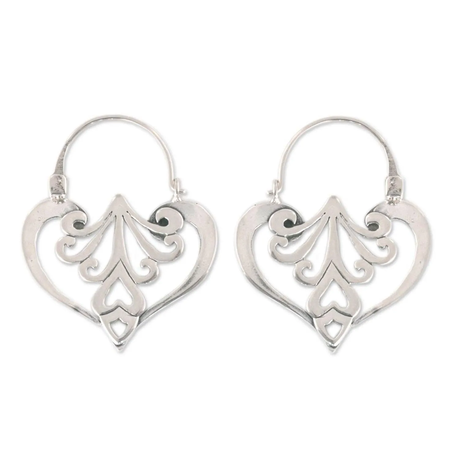 Taxco Romance Sterling Silver Earrings