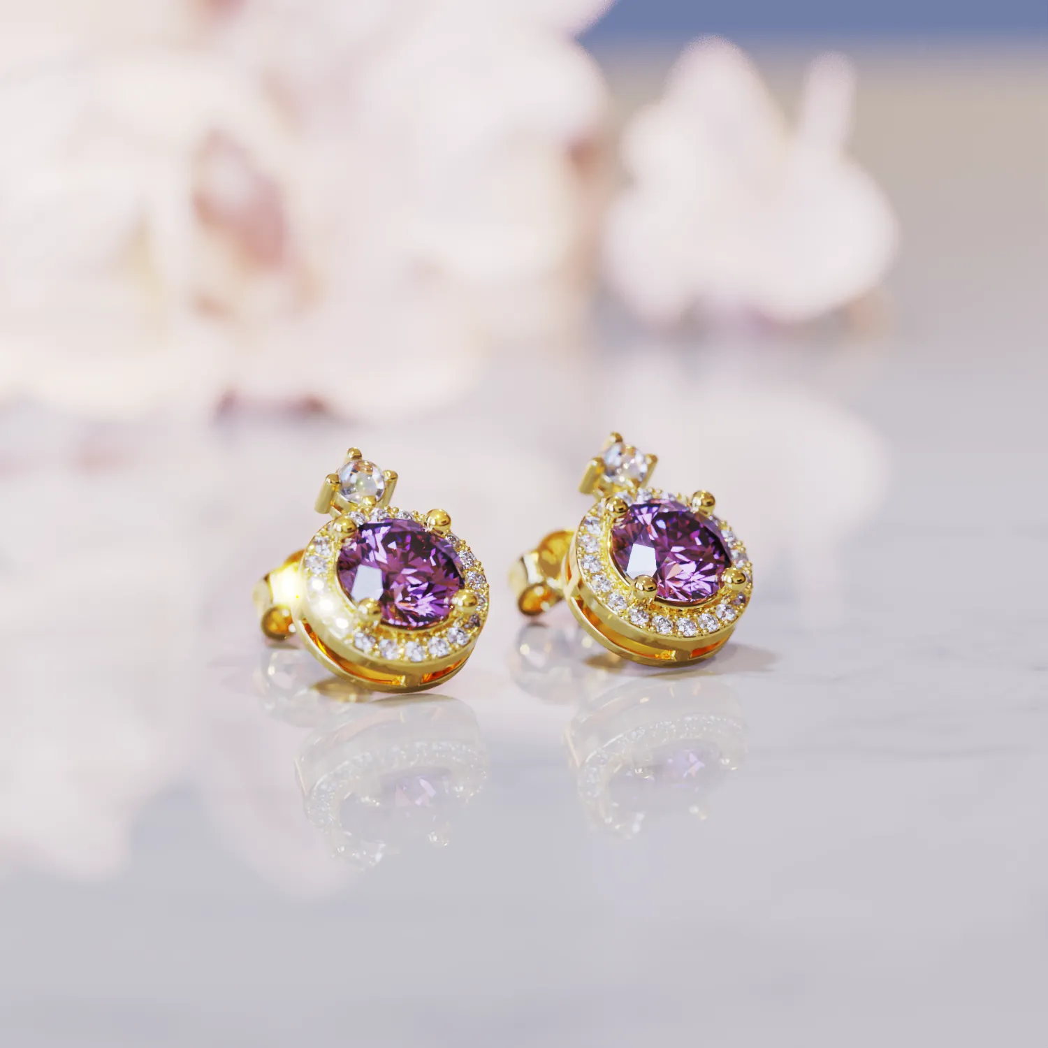 The Zen Alexandrite Earrings