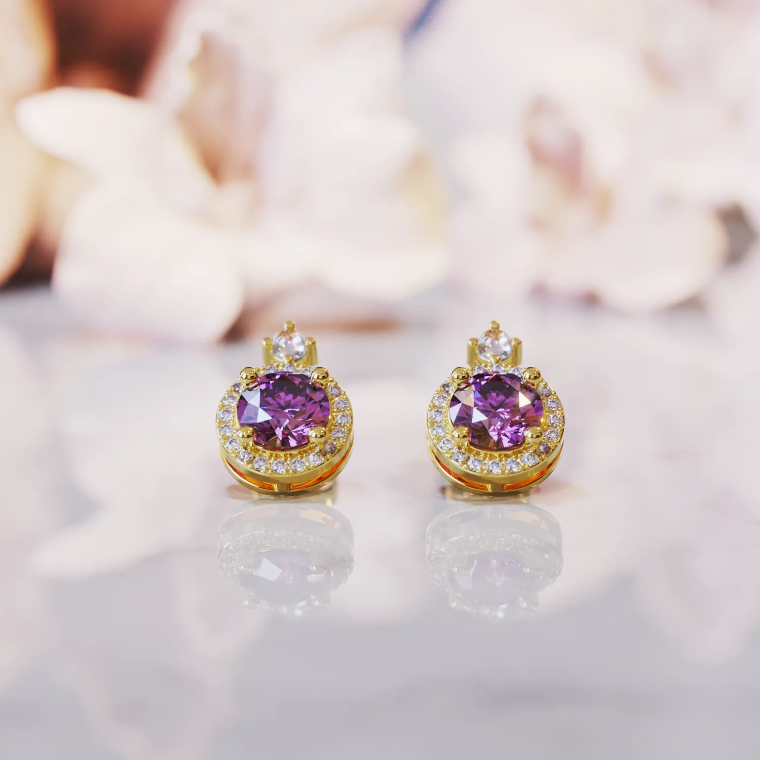 The Zen Alexandrite Earrings