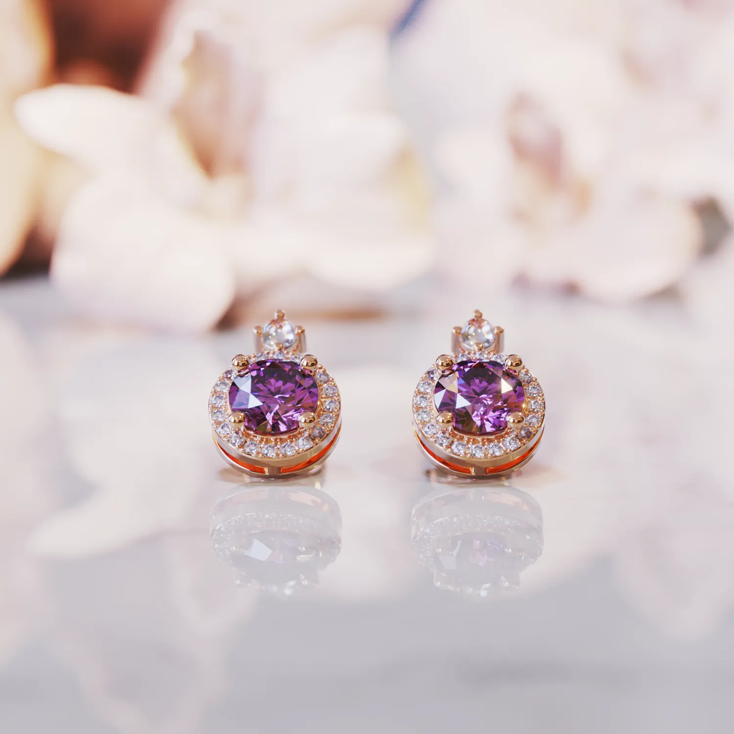 The Zen Alexandrite Earrings