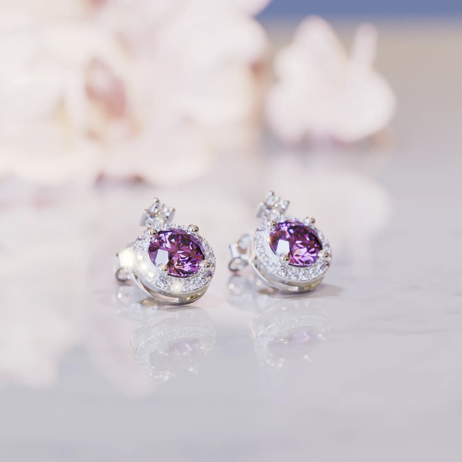 The Zen Alexandrite Earrings