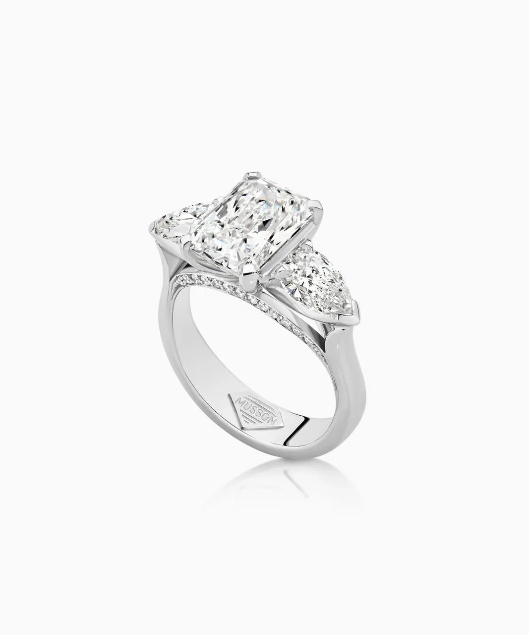 Trilogy Radiant Diamond Ring