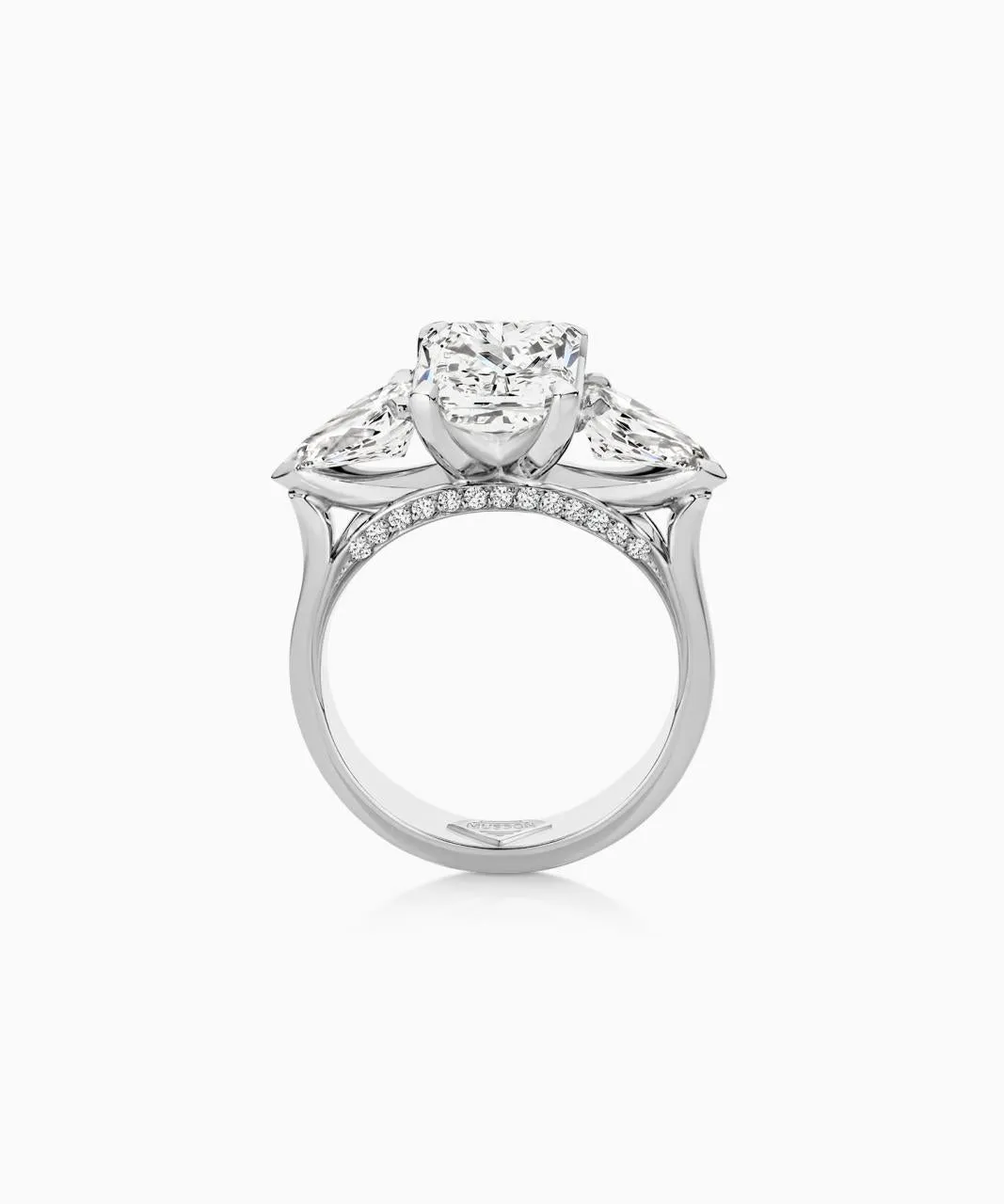 Trilogy Radiant Diamond Ring