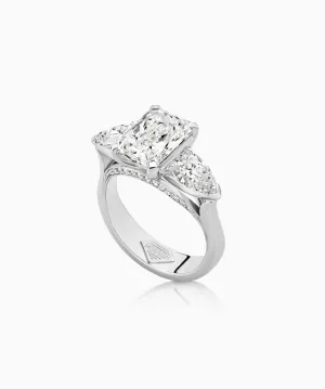 Trilogy Radiant Diamond Ring