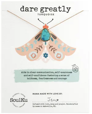 Turquoise Alchemy Necklace for Dare Greatly
