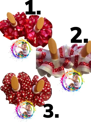 Valentine’s Day tutu socks(tutu anklets)