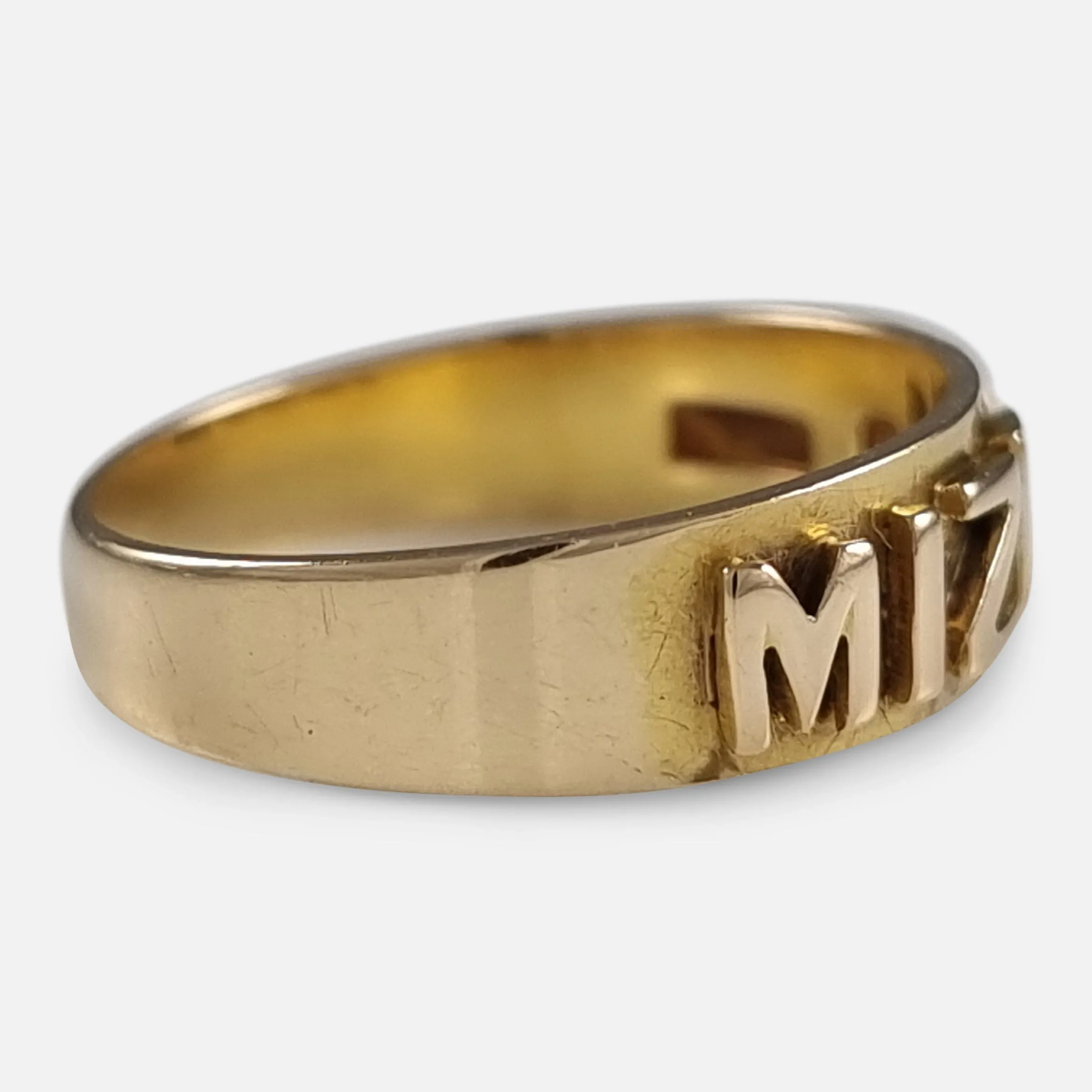 Victorian 18ct Gold Mizpah Ring - 1879