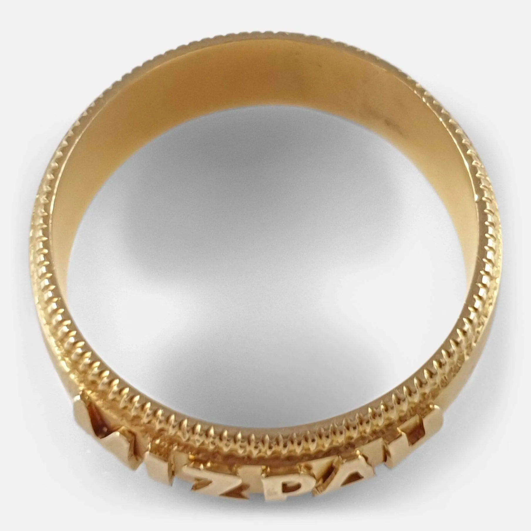 Victorian 18ct Yellow Gold Mizpah Ring, 1894