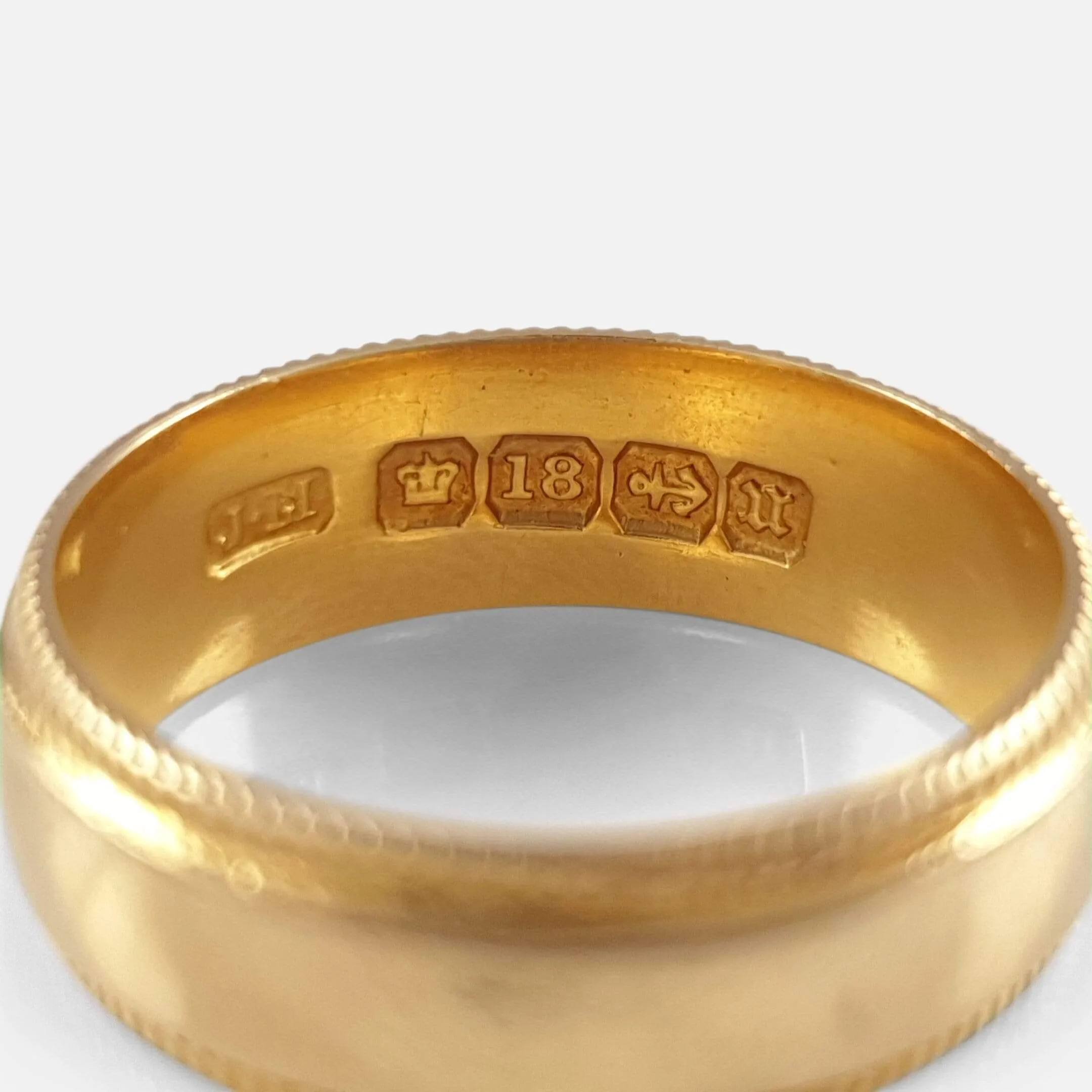 Victorian 18ct Yellow Gold Mizpah Ring, 1894