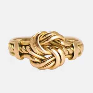 Victorian Braided Love Knot Ring