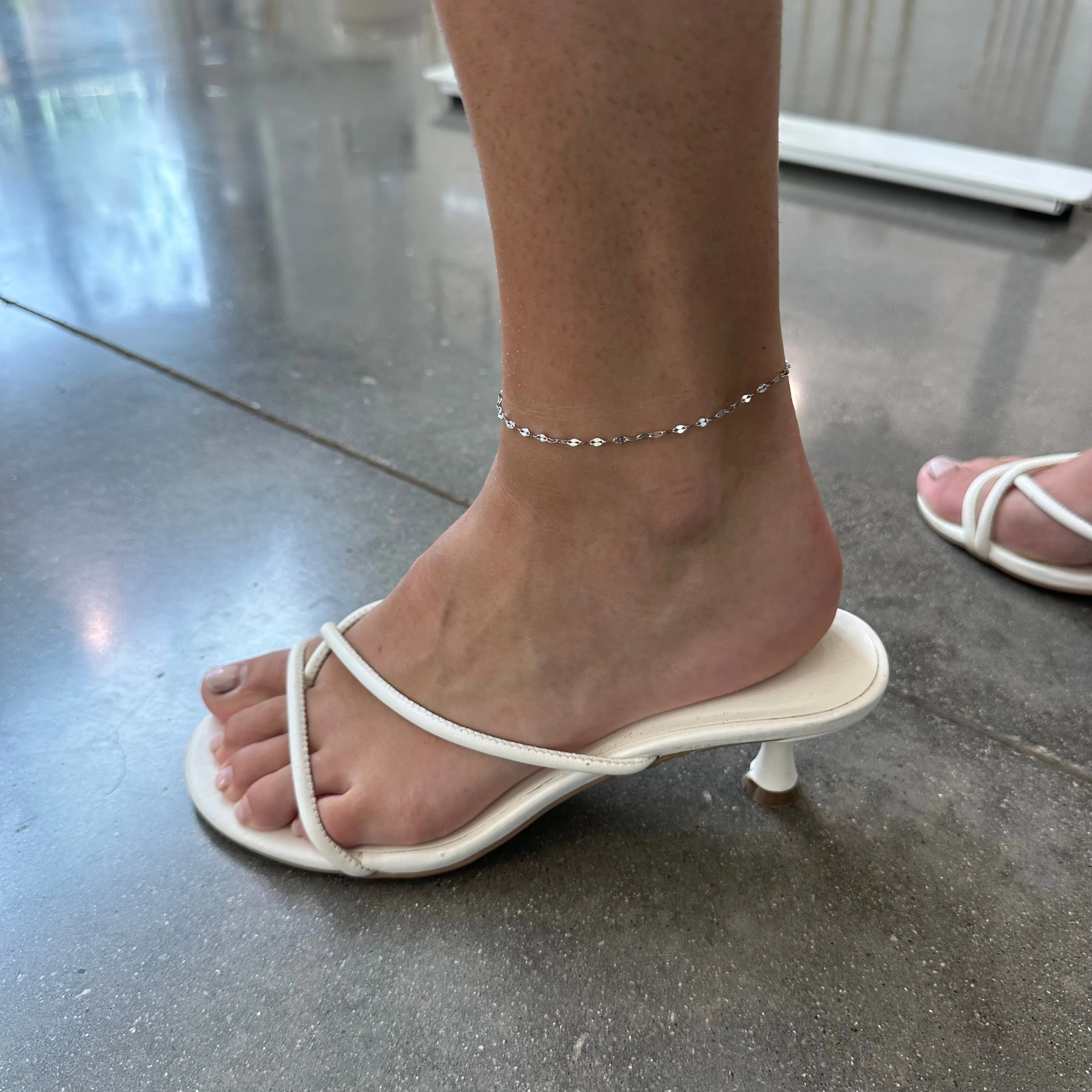 Waterproof Silver Eve Anklet