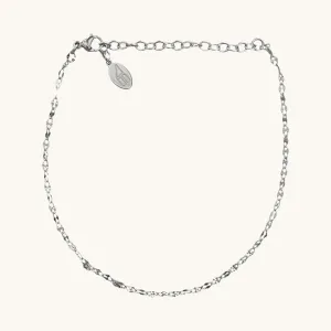 Waterproof Silver Eve Anklet