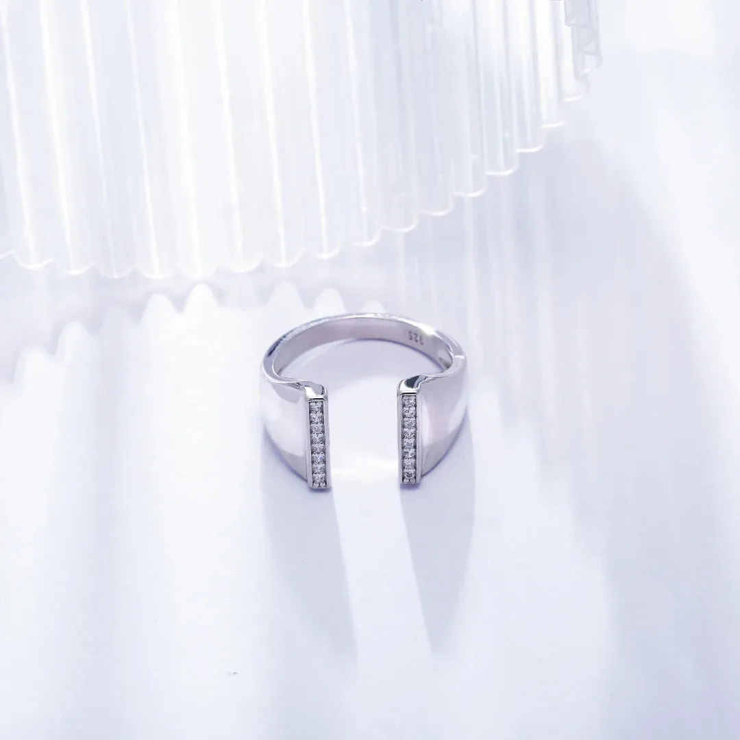 Women Open Ring The Comet Jewelry Set collection Designed by Tanin