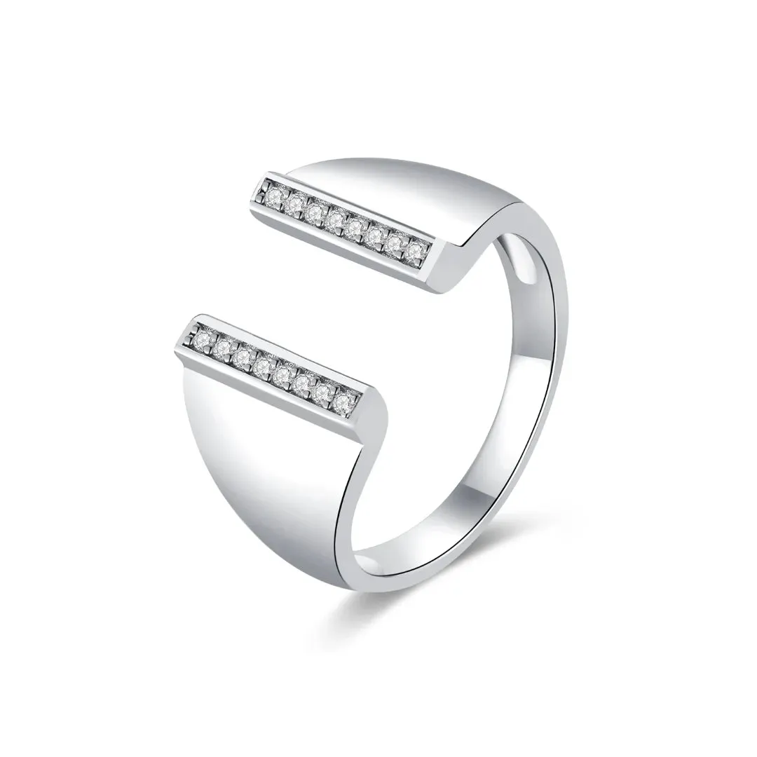 Women Open Ring The Comet Jewelry Set collection Designed by Tanin