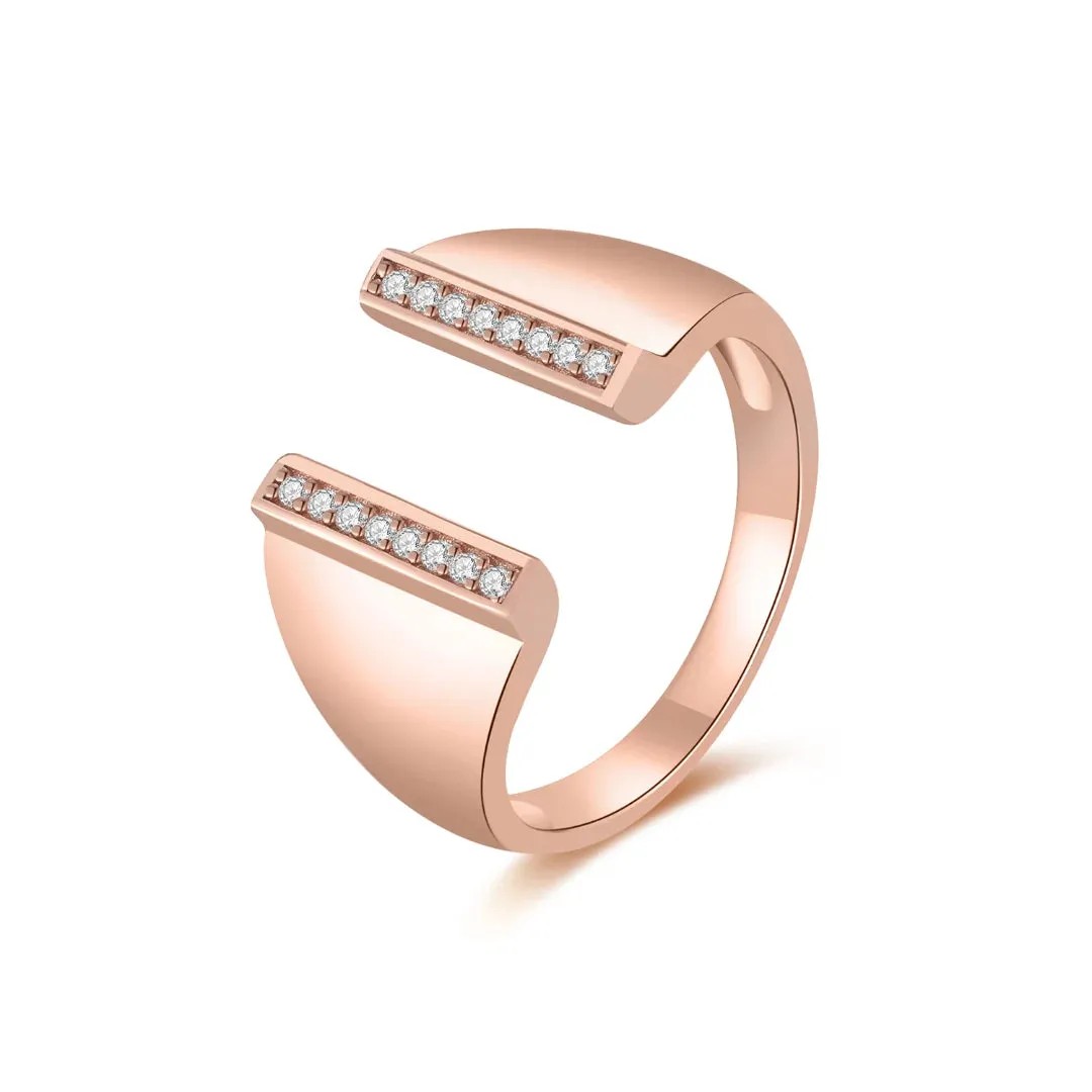 Women Open Ring The Comet Jewelry Set collection Designed by Tanin