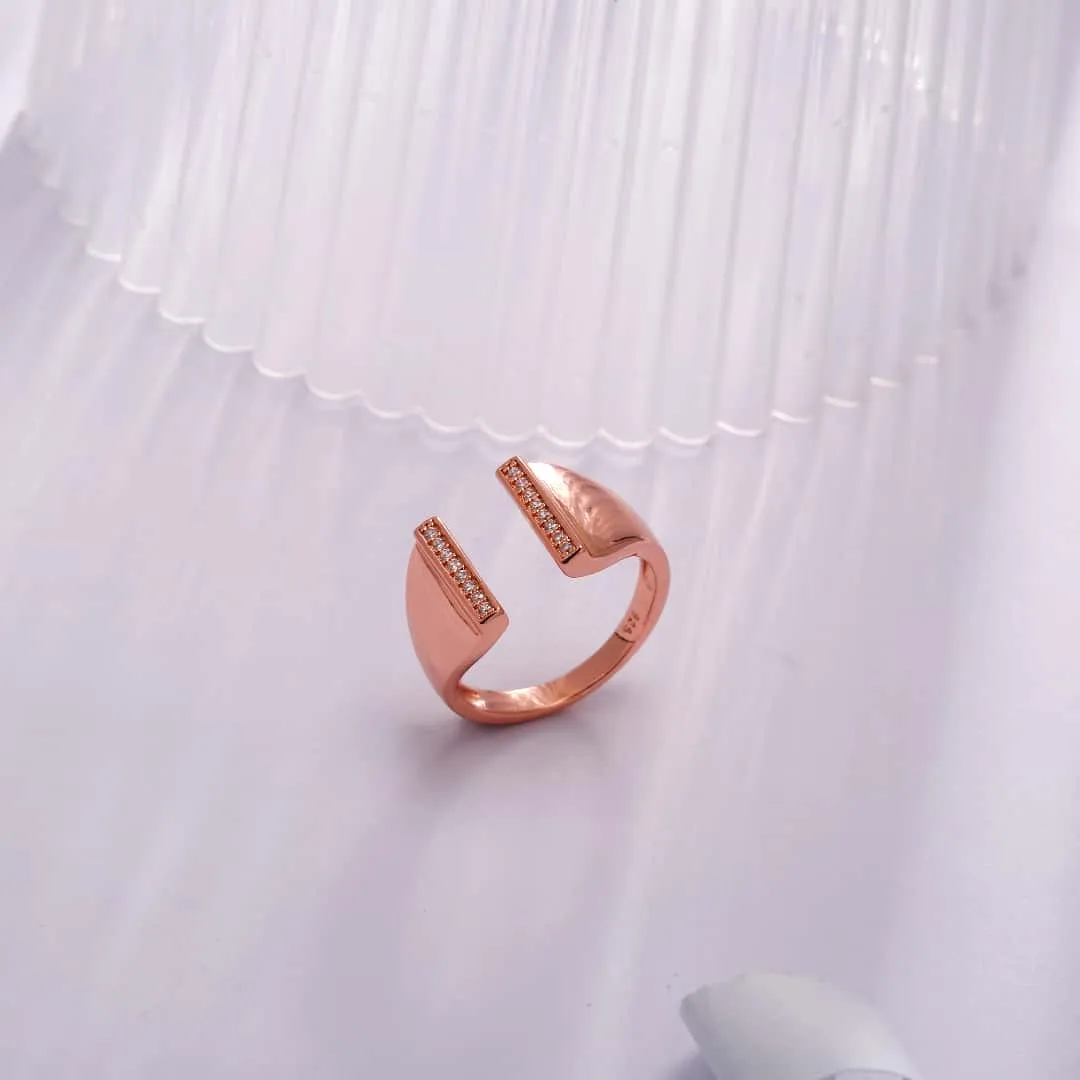 Women Open Ring The Comet Jewelry Set collection Designed by Tanin