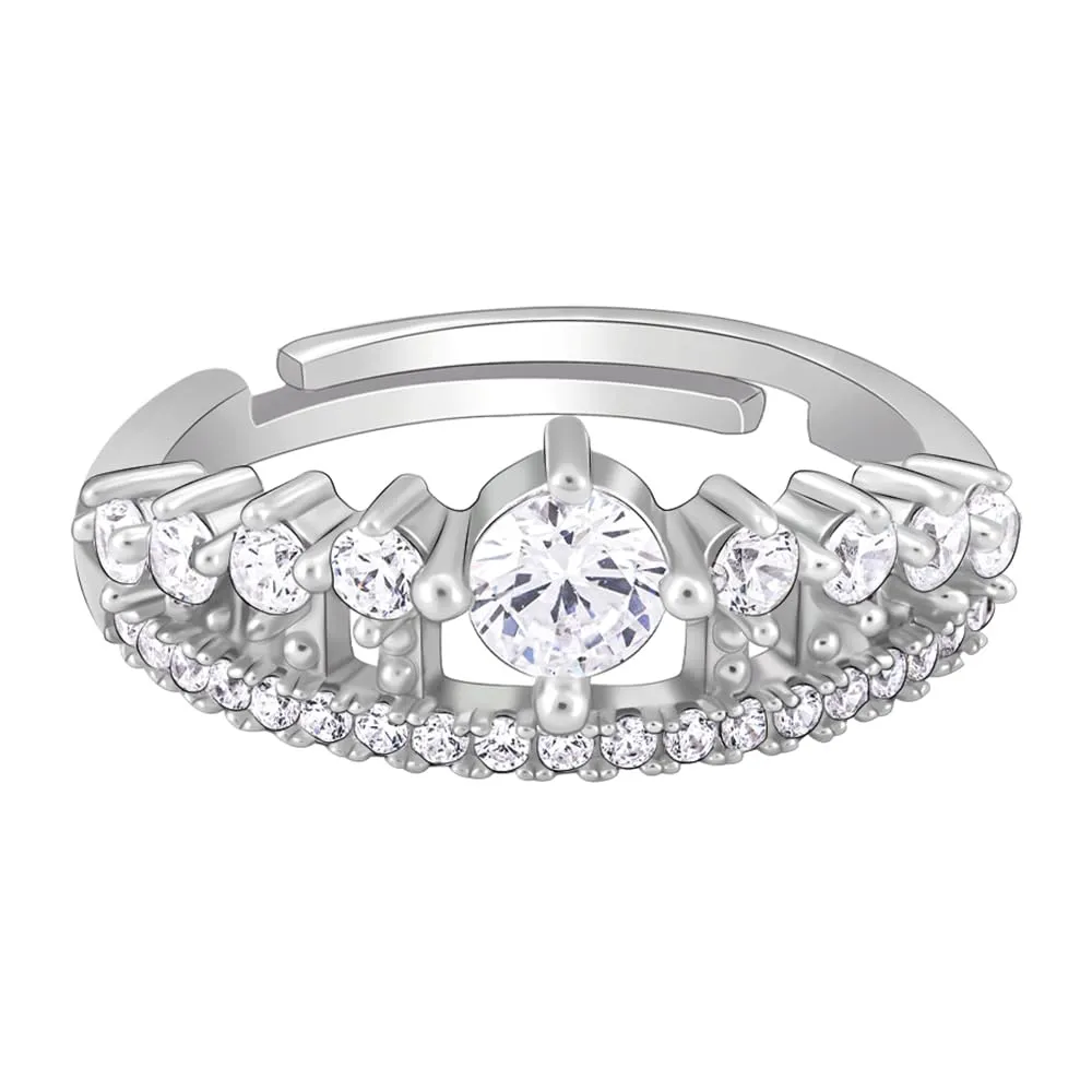 Women’s  Sterling Silver Ring Adjustable Rings